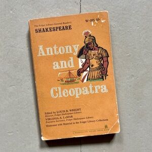 1963 Antony and Cleopatra Folger Library Egyptian Queen Theatre Shakespeare
